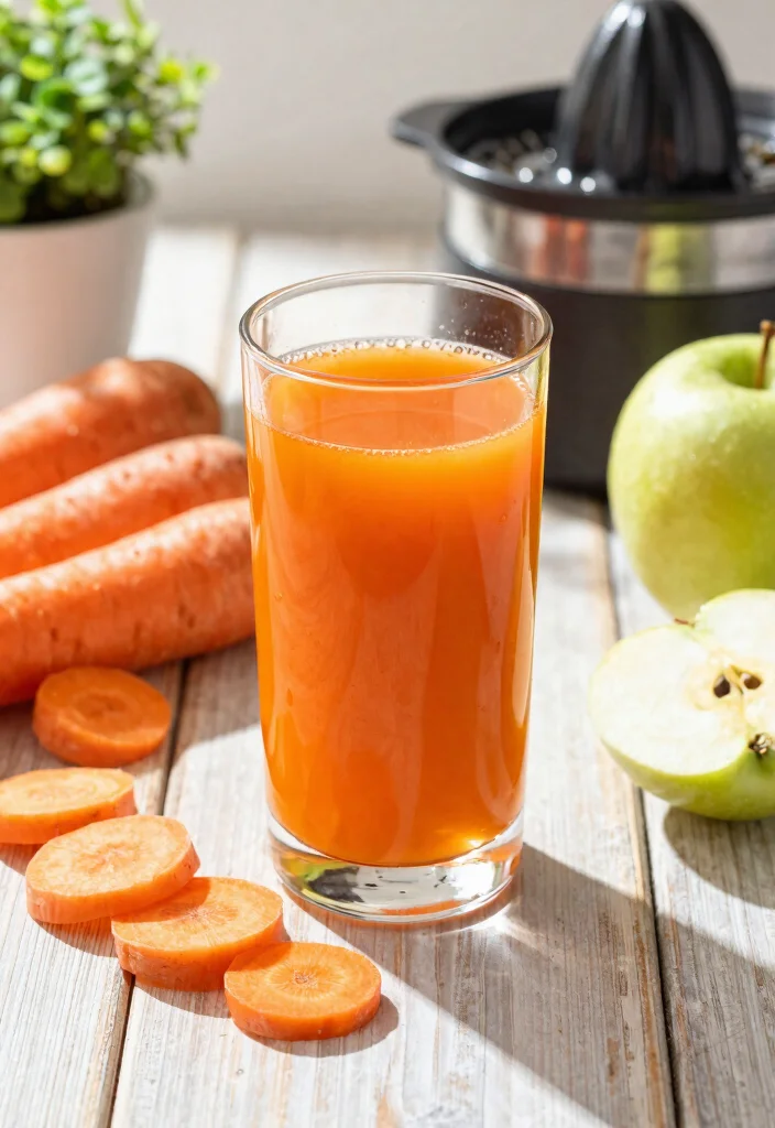 10 Delicious Carrot and Apple Juice Recipes for Everyday Health - 1. Classic Carrot and Apple Juice 1