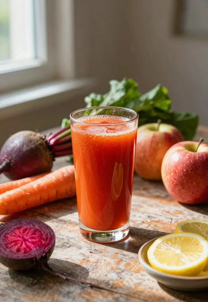 10 Delicious Carrot and Apple Juice Recipes for Everyday Health - 5. Carrot Apple Beet Juice 1