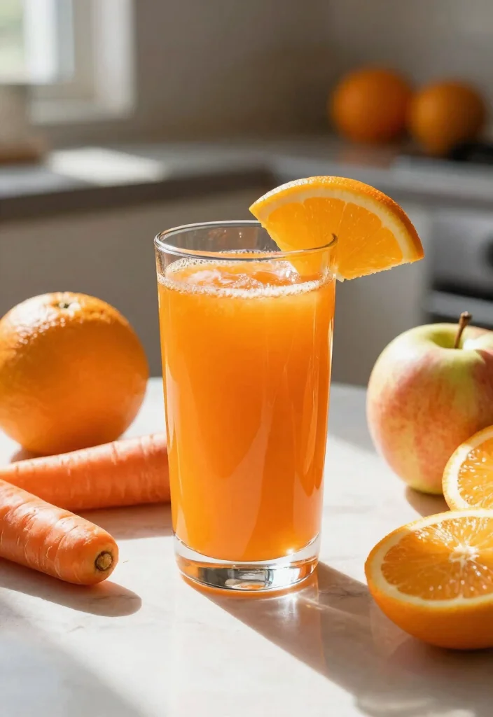 10 Delicious Carrot and Apple Juice Recipes for Everyday Health - 8. Carrot Apple Citrus Juice 1