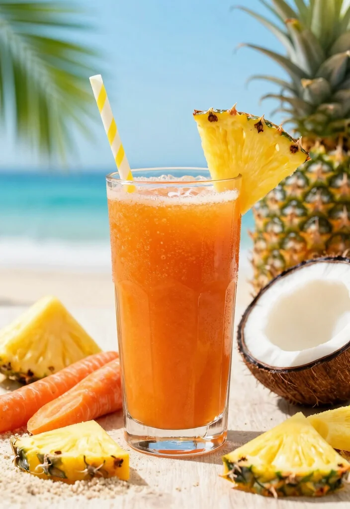 10 Detoxifying Juice Recipes with Beetroot and Carrot - 4. Tropical Beetroot and Carrot Juice 1