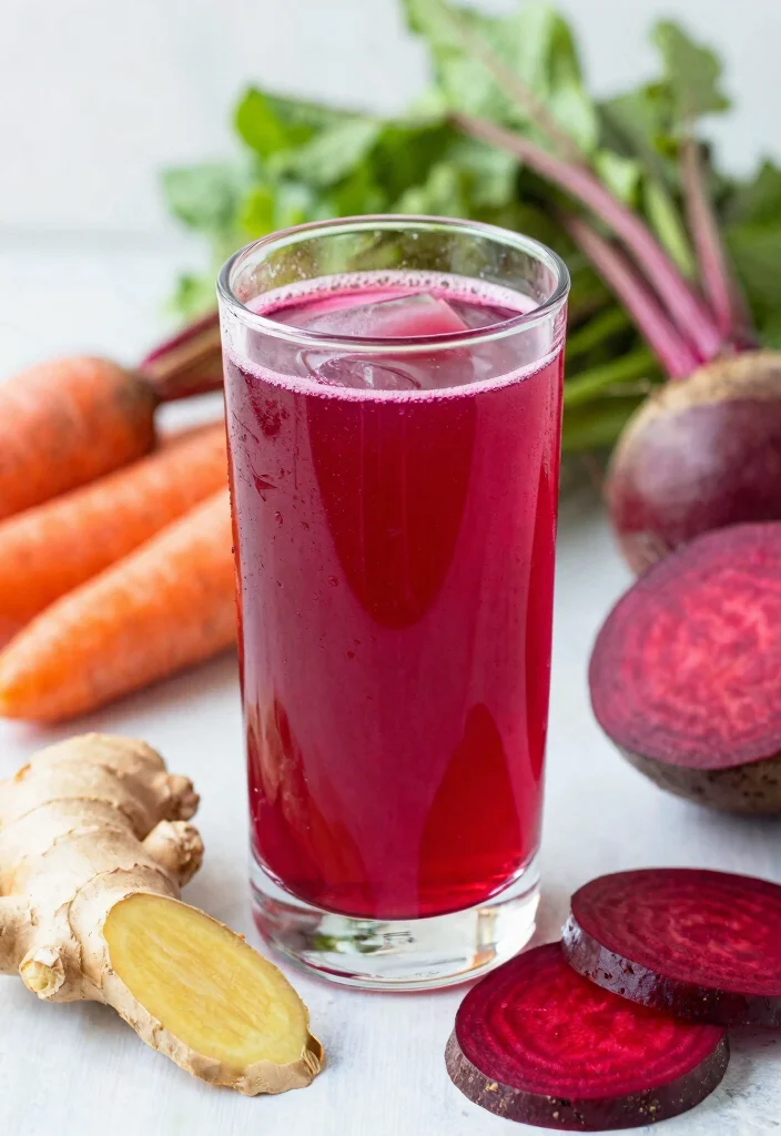 10 Detoxifying Juice Recipes with Beetroot and Carrot - 9. Beetroot and Carrot Ginger Zinger 1