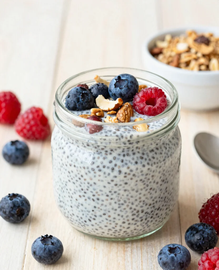 10 Easy Vegetarian Brunch Recipes for Lazy Weekend Mornings - 10. Chia Seed Pudding 1