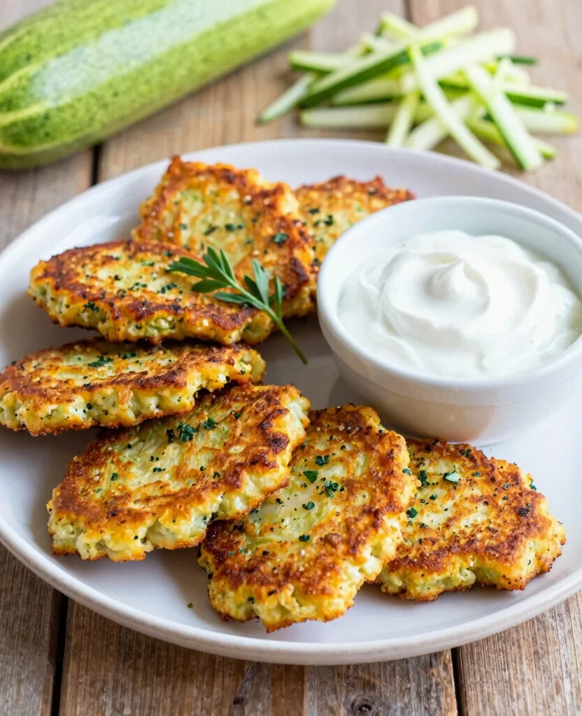 10 Easy Vegetarian Brunch Recipes for Lazy Weekend Mornings - 7. Zucchini Fritters 1