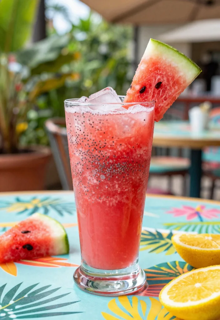 10 Hydrating Watermelon and Lime Juice Recipes for Hot Days - 9. Watermelon Lime Chia Fresca 1