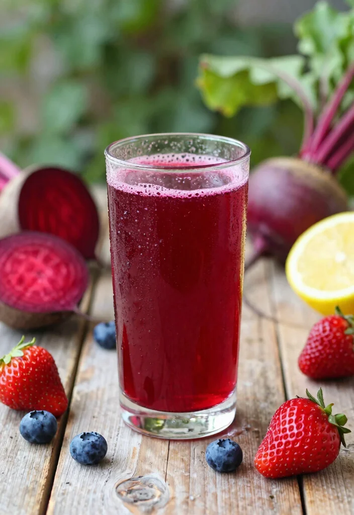 10 Low-Sugar Juice Recipes for Natural Diabetes Control - 2. Tangy Berry Beet Juice 1