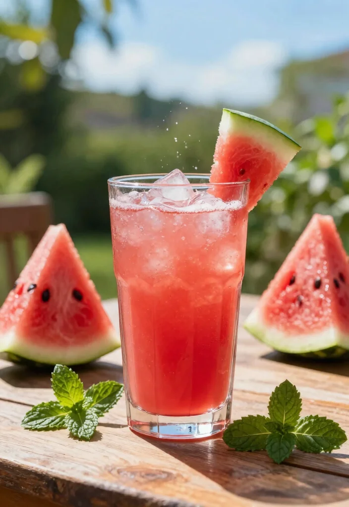 10 Low-Sugar Juice Recipes for Natural Diabetes Control - 9. Refreshing Watermelon Mint Juice 1