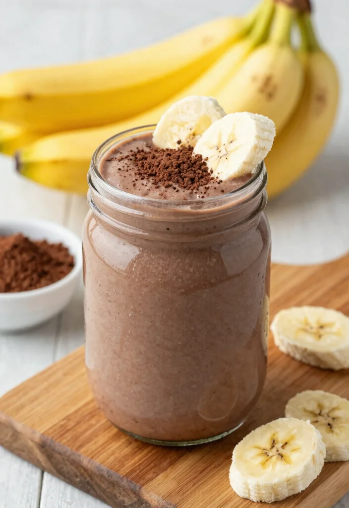 10 Nutrient-Rich Juice Recipes for Healthy Hair and Nail Growth - 10. Chocolate Banana Beauty Smoothie 1