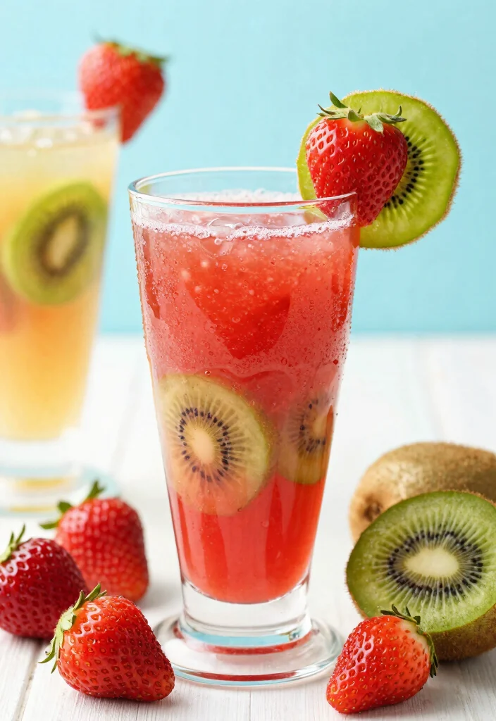 10 Nutrient-Rich Juice Recipes for Healthy Hair and Nail Growth - 5. Strawberry and Kiwi Nourishing Juice 1