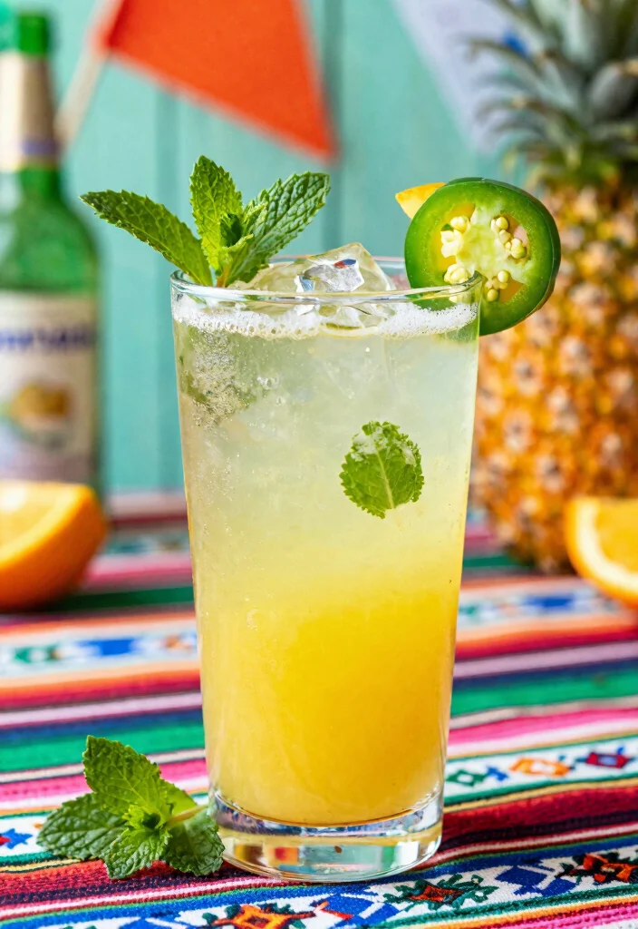 10 Tropical Pineapple and Orange Juice Recipes to Boost Immunity - 3. Spicy Pineapple Orange Cooler 1