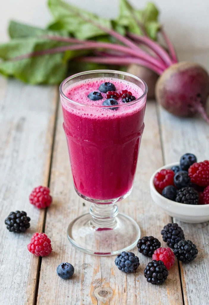 12 Detox Juice Recipes for Liver and Kidney Cleanse Naturally - 2. Beet and Berry Blend 1