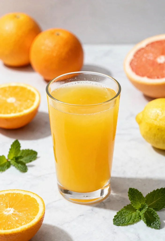 12 Detoxifying Juice Recipes for Acne and Clear Skin - 3. Citrus Burst Juice 1
