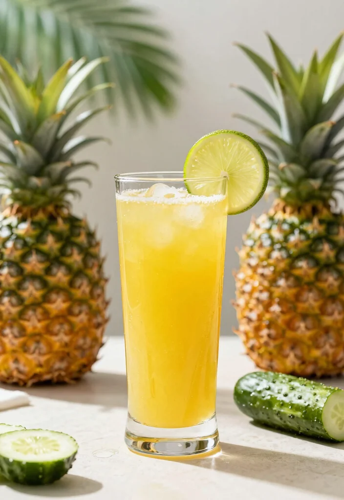 12 Detoxifying Juice Recipes for Acne and Clear Skin - 4. Pineapple Paradise Juice 1