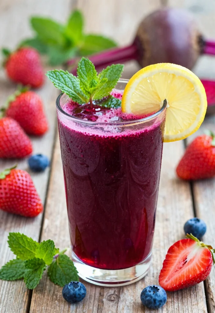 12 Heart-Healthy Juice Recipes to Lower Blood Pressure - 1. Beet & Berry Bliss 1