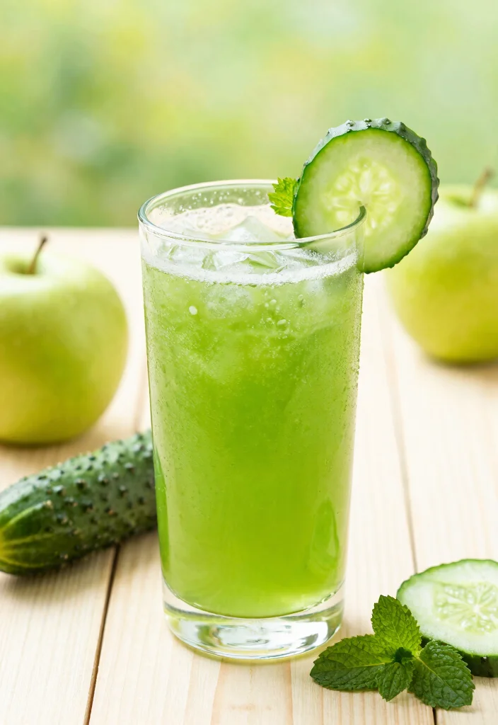 12 Heart-Healthy Juice Recipes to Lower Blood Pressure - 11. Apple Cucumber Refresh 1