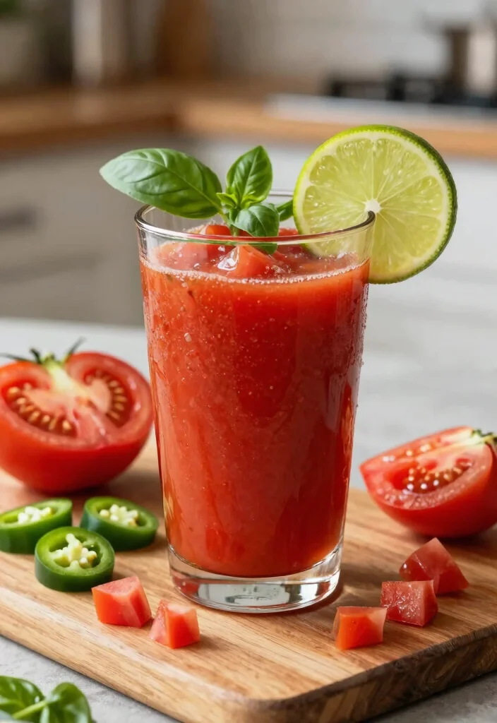 12 Heart-Healthy Juice Recipes to Lower Blood Pressure - 8. Spicy Tomato Twist 1