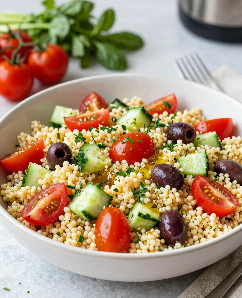 12 Heart-Healthy Vegetarian Meals for Better Everyday Nutrition - 11. Mediterranean Couscous Salad 1