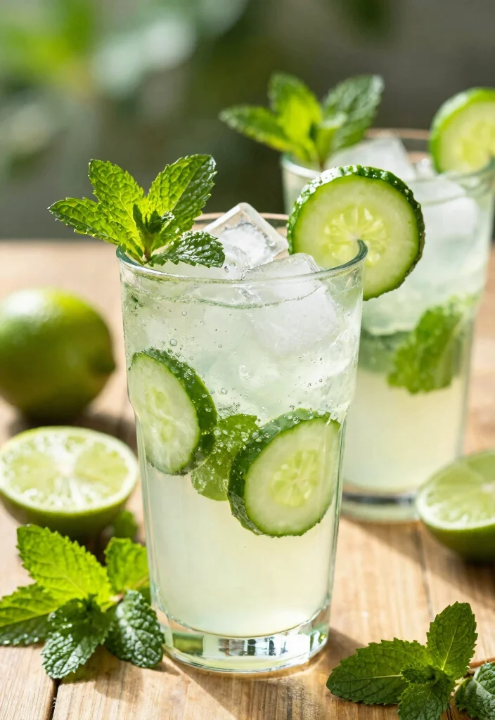 12 Refreshing Cucumber and Mint Juice Recipes for Summer - 8. Cucumber Mint Mojito Mocktail 1