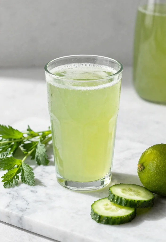 12 Refreshing Juice Recipes for Glowing, Radiant Skin - 12. Herbal Infusion Juice 1