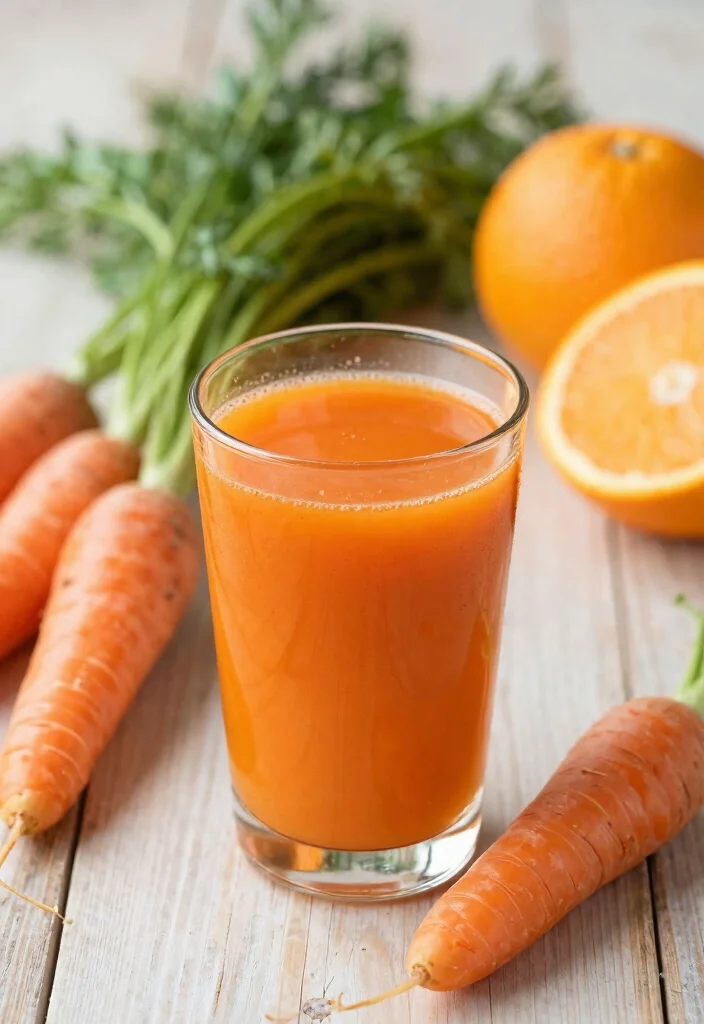 12 Refreshing Juice Recipes for Glowing, Radiant Skin - 7. Carrot Orange Citrus Juice 1