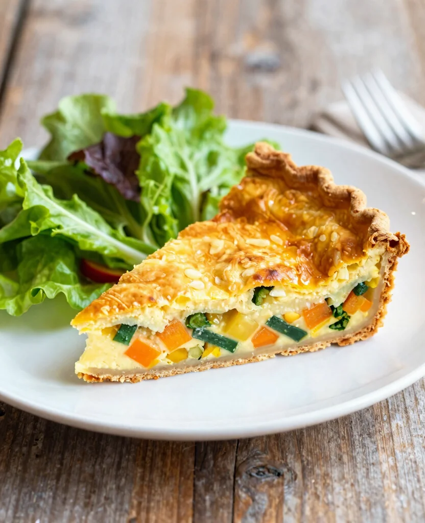 12 Simple Vegetarian Meal Prep Ideas for Healthy Weight Loss - 11. Vegetable Quiche 1