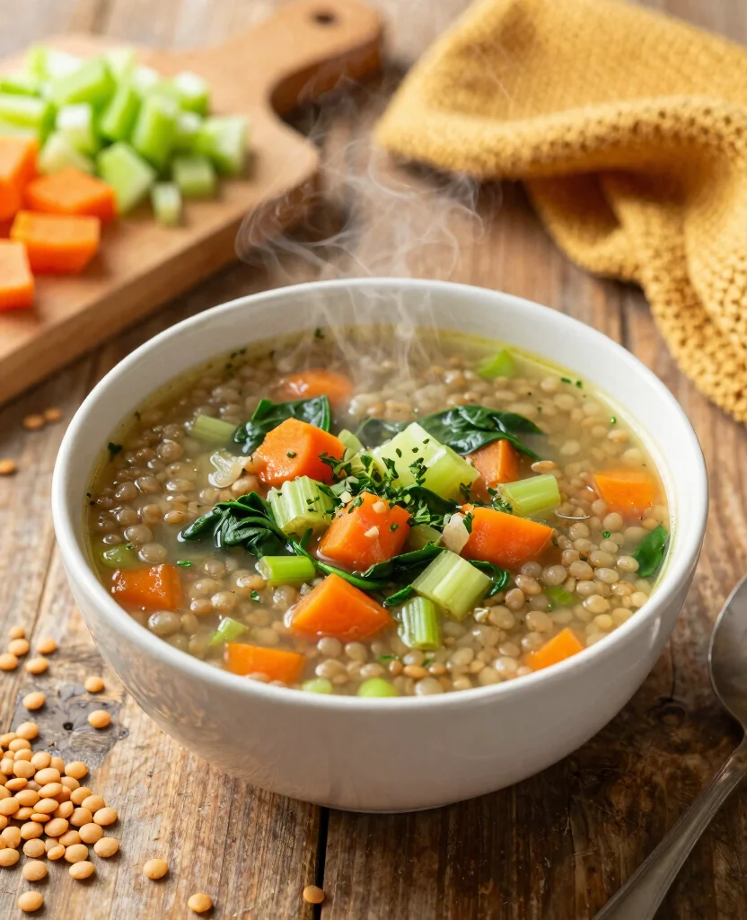 12 Simple Vegetarian Meal Prep Ideas for Healthy Weight Loss - 5. Lentil Soup 1