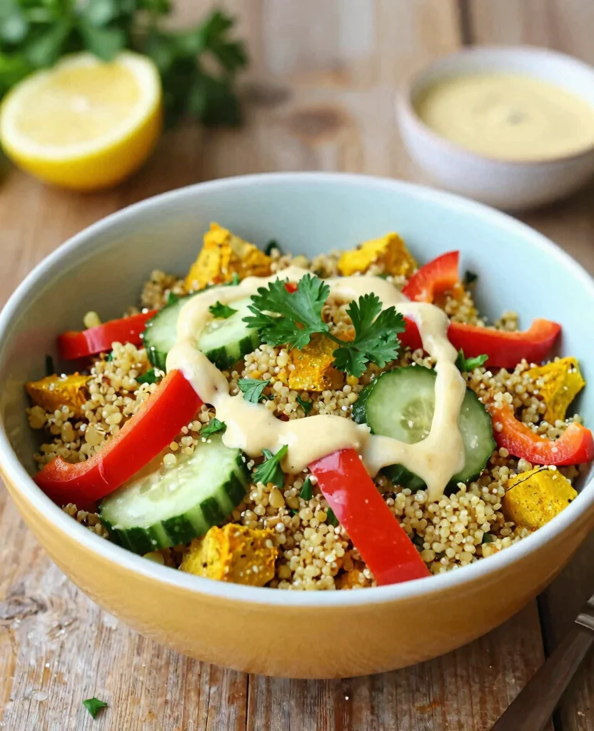 15 Anti-Inflammatory Vegetarian Recipes for a Healthier Lifestyle - 1. Turmeric Quinoa Salad 1