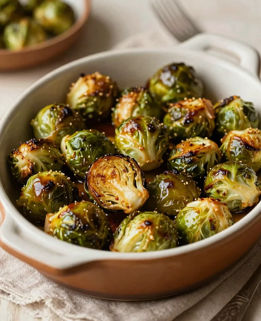 15 Anti-Inflammatory Vegetarian Recipes for a Healthier Lifestyle - 10. Maple Roasted Brussels Sprouts 1