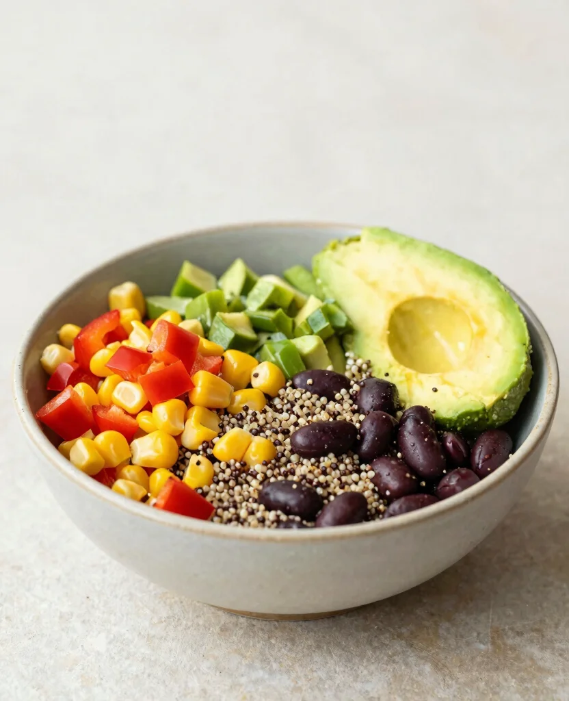 15 Anti-Inflammatory Vegetarian Recipes for a Healthier Lifestyle - 14. Quinoa and Black Bean Bowl 1