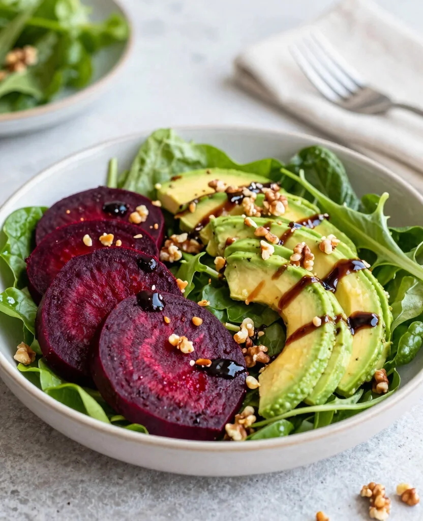 15 Anti-Inflammatory Vegetarian Recipes for a Healthier Lifestyle - 5. Beet and Avocado Salad 1