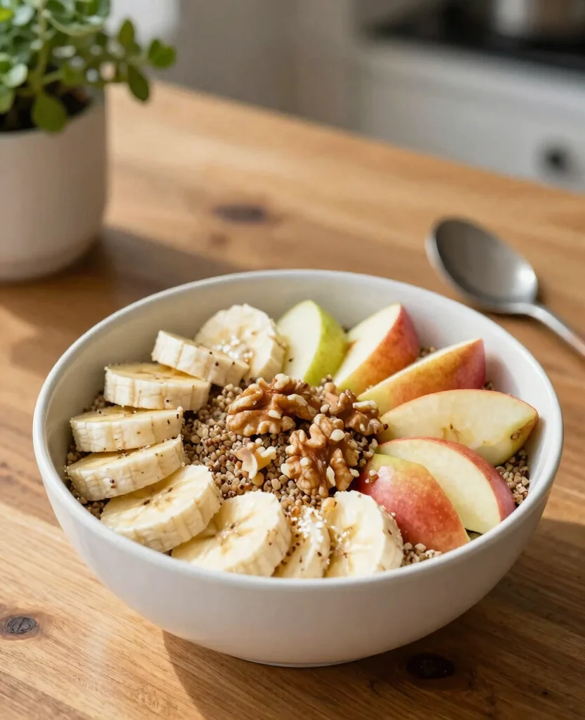 15 High Protein Vegetarian Breakfast Ideas to Start Your Day Strong - 2. Quinoa Breakfast Bowl 1