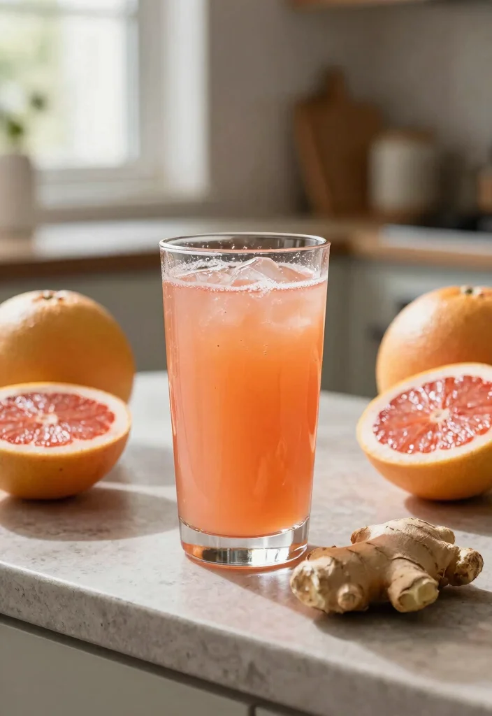 15 Powerful Juice Recipes for Weight Loss and Detox Cleanse - 14. Grapefruit & Ginger Juice 1