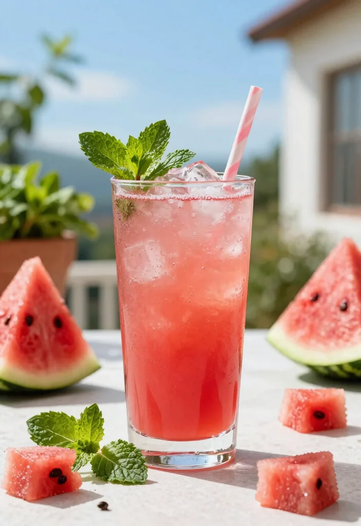 15 Powerful Juice Recipes for Weight Loss and Detox Cleanse - 4. Watermelon & Mint Juice 1