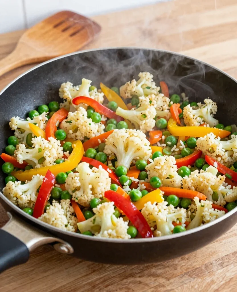 15 Tasty Low-Carb Vegetarian Recipes for a Lighter Diet - 2. Cauliflower Rice Stir-Fry 1