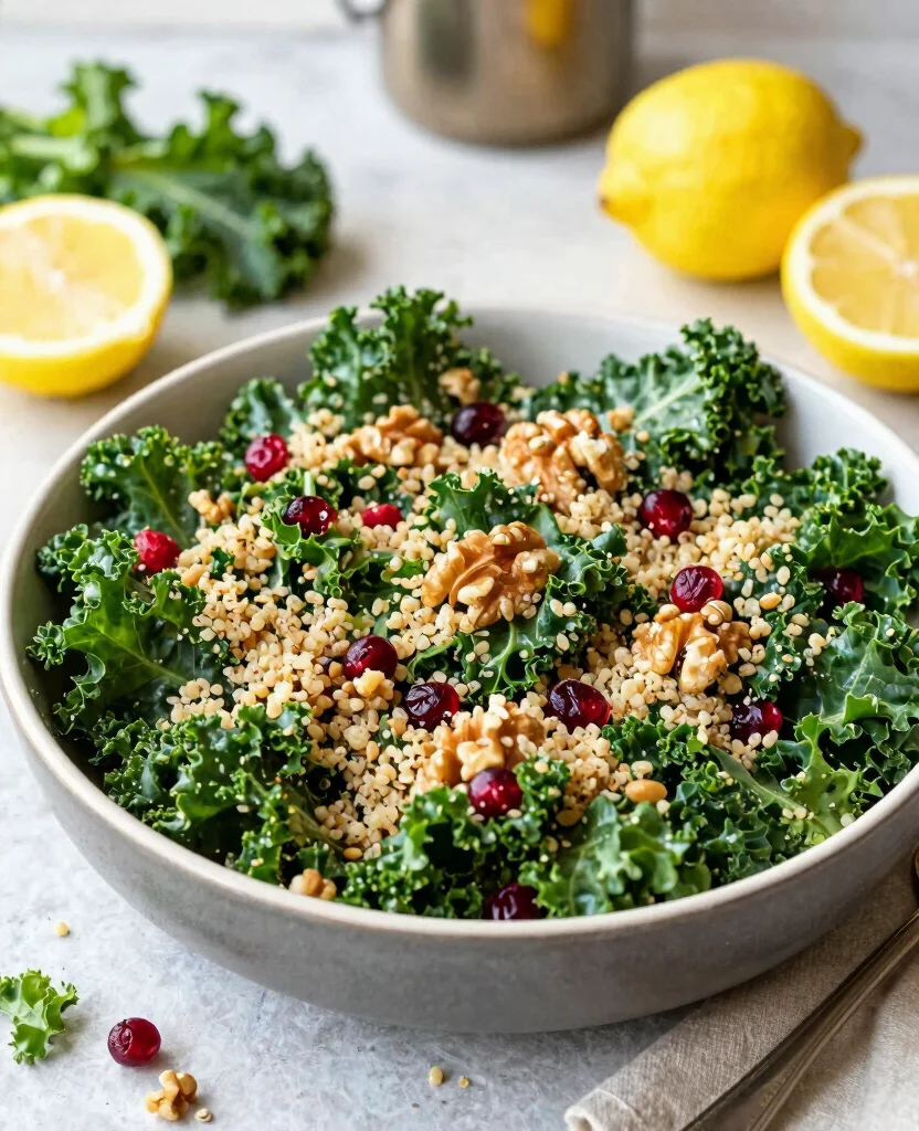 15 Tasty Low-Carb Vegetarian Recipes for a Lighter Diet - 8. Kale and Quinoa Salad 1