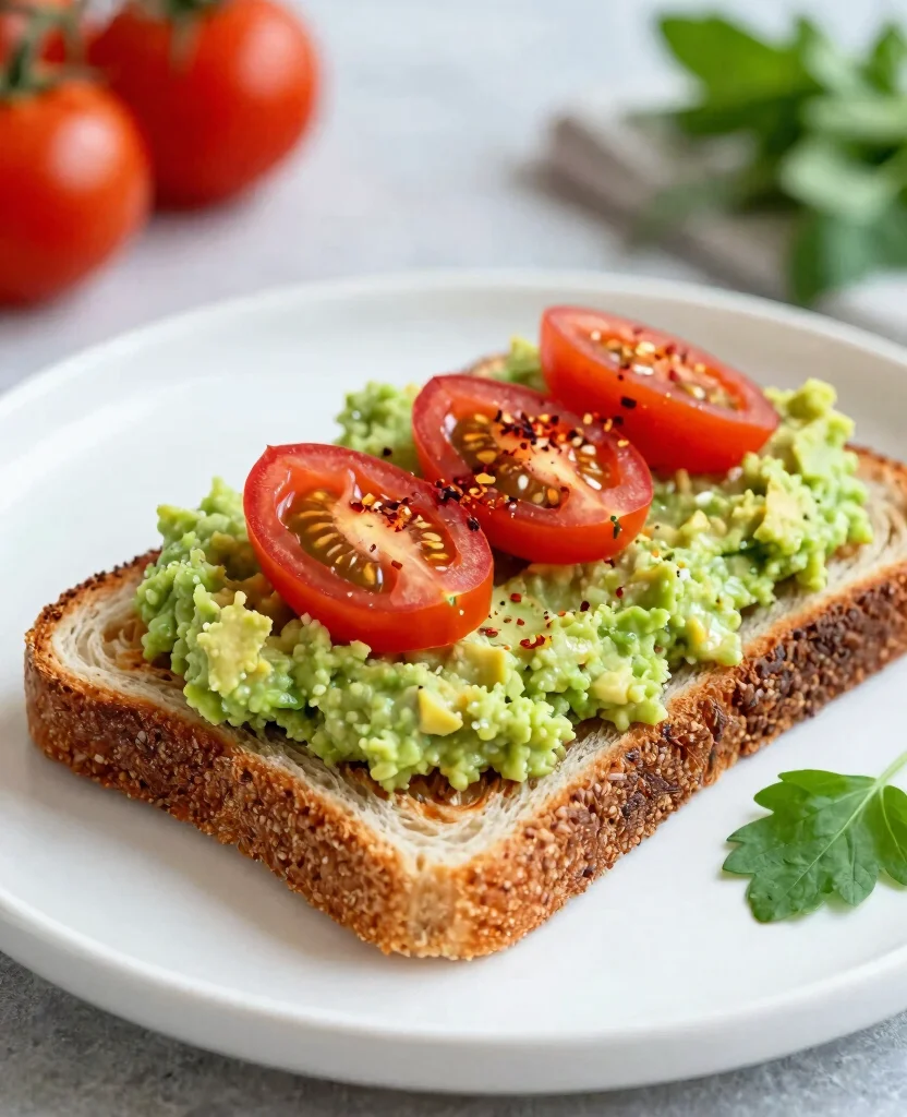 18 Quick Vegetarian Snack Ideas to Keep You Energized at Work - 6. Avocado Toast 1