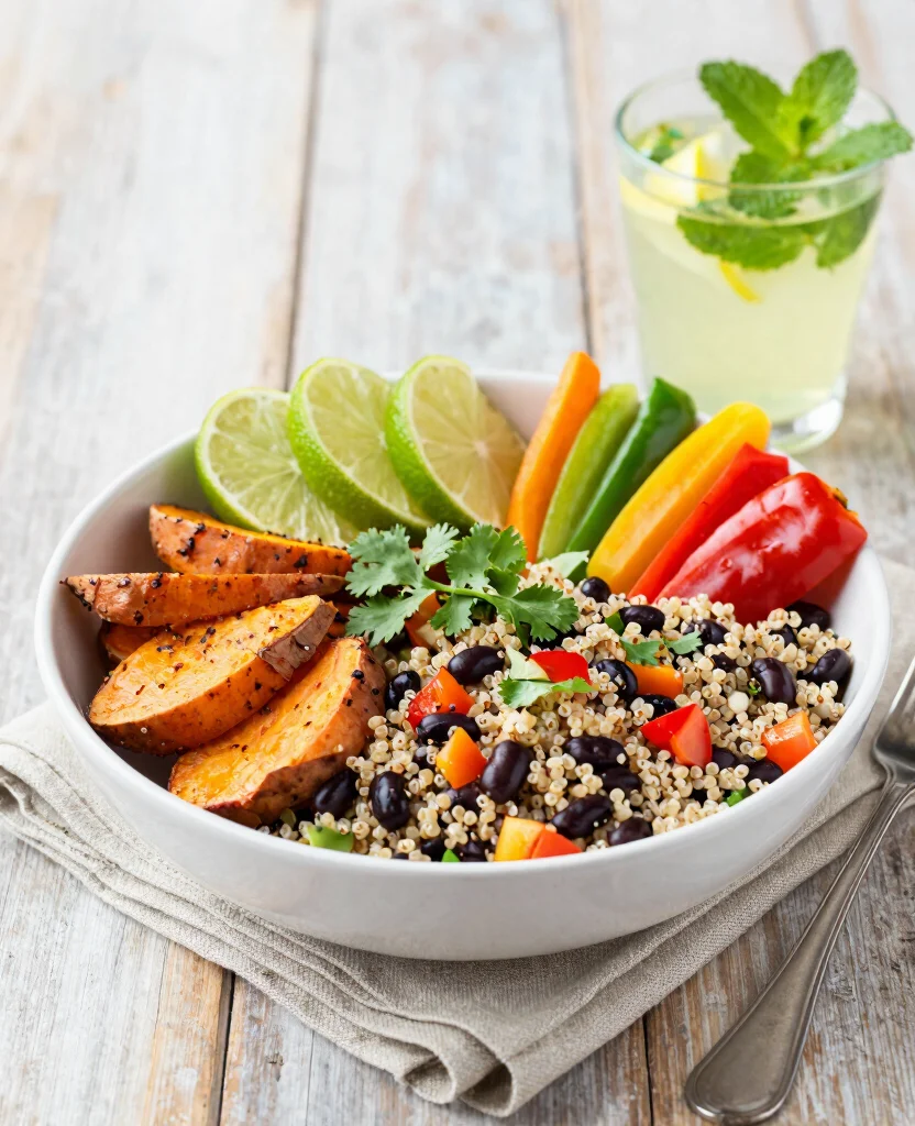 7 High Protein Vegetarian Meal Plan Ideas for Active Athletes - 1. Protein-Packed Quinoa Salad 1