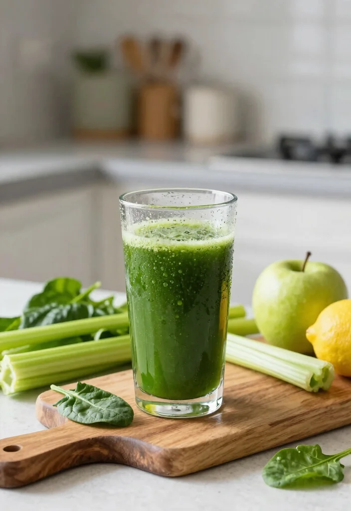 8 Green Juice Recipes with Spinach and Celery for Daily Energy - 1. Classic Spinach-Celery Juice 1