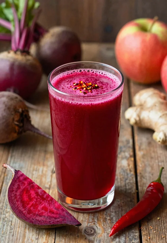 8 Nourishing Juice Recipes for Thyroid Health and Balance - 5. Spicy Beet Juice 1