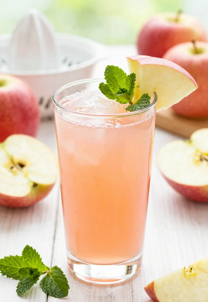 8 Soothing Juice Recipes with Lemon and Honey for Wellness - 4. Lemon Honey Apple Juice 1