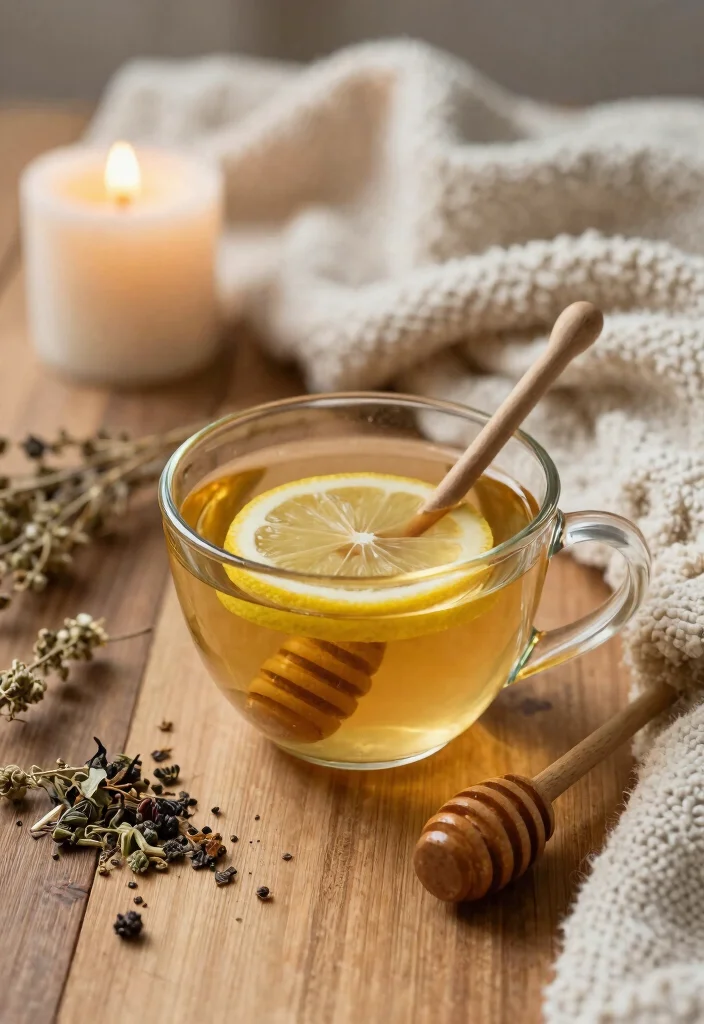 8 Soothing Juice Recipes with Lemon and Honey for Wellness - 5. Herbal Lemon & Honey Tea 1