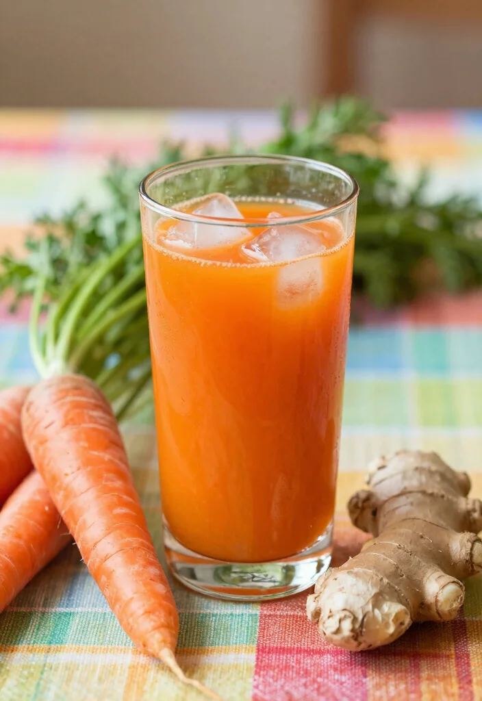 9 Calming Juice Recipes to Improve Sleep and Relaxation - 4. Carrot Ginger Calm 1