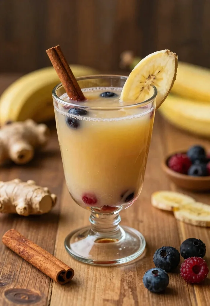 9 Sweet and Smooth Juice Recipes with Berries and Banana - 6. Spiced Berry Banana Juice 1