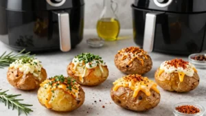8 Easy Air Fryer Baked Potato Recipes Fluffy Inside Crispy Skin Every Time