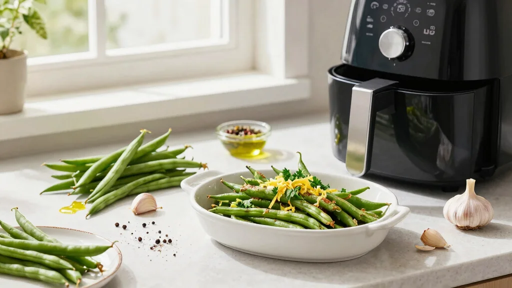 8 Easy Air Fryer Green Beans Recipes Crispy Garlicky and Ready in 10 Minutes