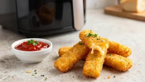 9 Easy Air Fryer Mozzarella Sticks Recipes Gooey Cheesy and Perfectly Crispy