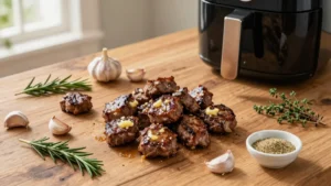 9 Easy Air Fryer Steak Bites Recipes with Garlic Butter Tender and Packed With Flavor