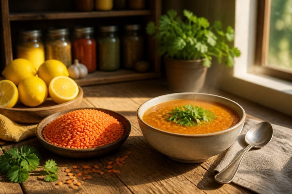 Various lentil dishes displayed on a table, highlighting different preparations.